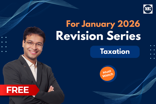 Taxation Revision - CA Intermediate (January 2026) cover