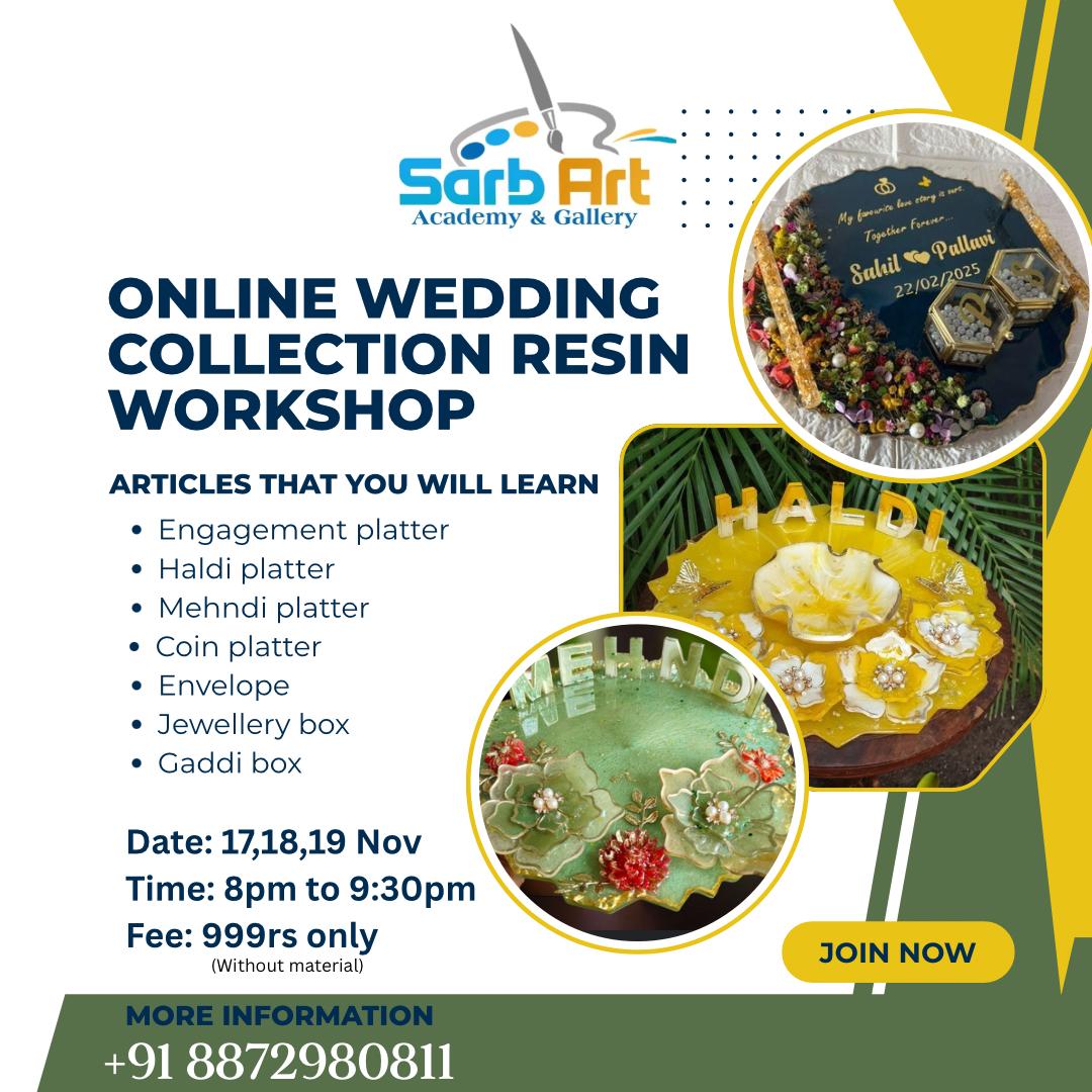 Wedding Collection resin workshop cover