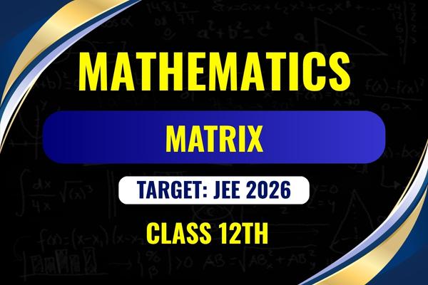 Matrix Class 12th cover
