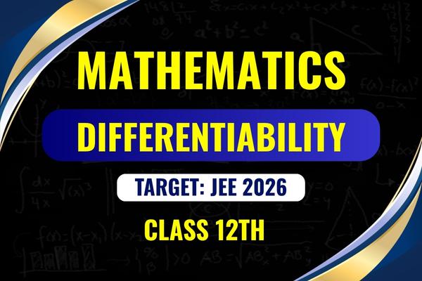Differentiability Class 12th cover