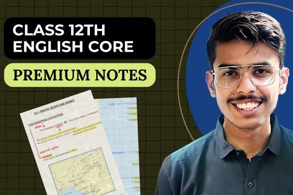 Premium Notes: English Core | Class 12 cover