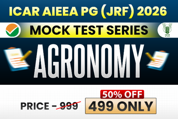 ICAR PG (JRF) Agronomy 2026 Mock Test cover