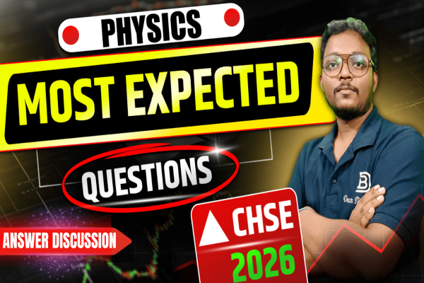 PHYSICS Most expected questions & answers | CHSE 2026 cover