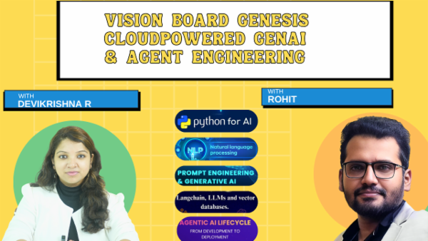 Vision Board GENESIS X : Cloud-Powered GenAI & Agent Engineering cover