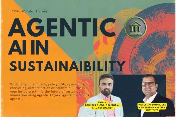 Agentic AI for Sustainability cover