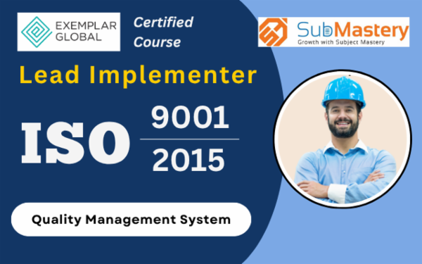 ISO 9001:2015 Lead Implementer Training Course cover