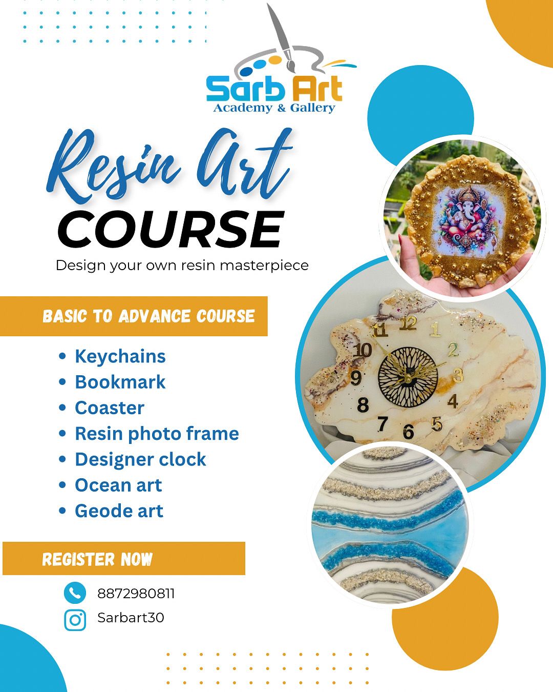 Basic to Advance Resin course cover