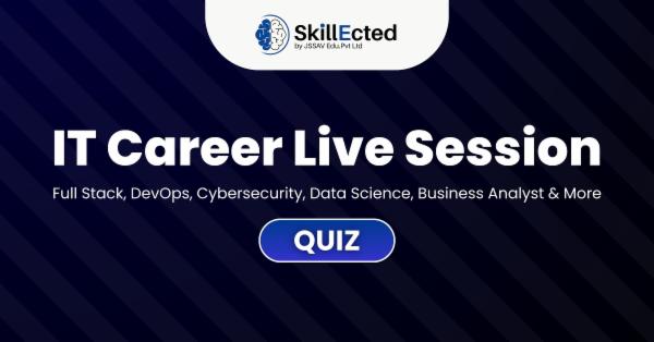 Free Live Session Plan Your IT Career Roadmap Today cover