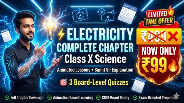 Mastering Electricity – Class X Science Complete Course cover