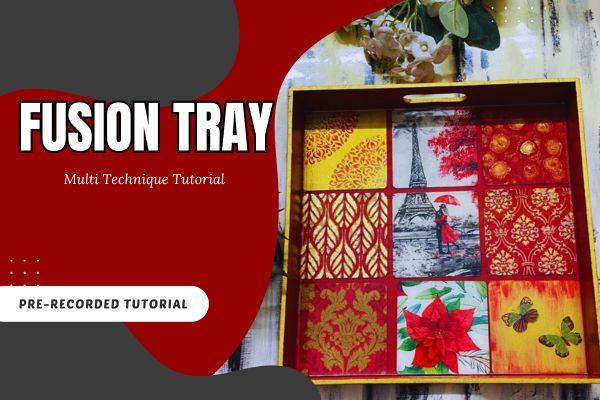 Fusion Tray - Learn 6 Art Techniques cover