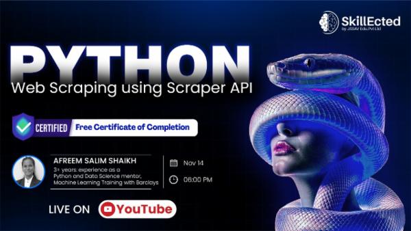 Web Scraping using Scraper API in Python (Extracting Real-Time Datasets from Websites) cover