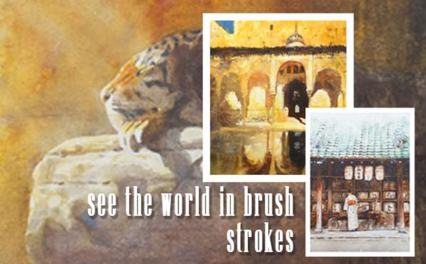 See the World in Brushstrokes — Master Watercolor the Timeless Way cover