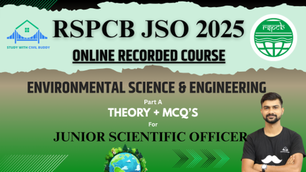 RSPCB JSO 2025 ONLINE RECORDED COURSE cover