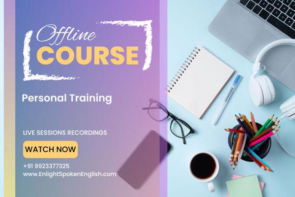 Enlight Spoken English Personal Training (Online + Offline) 16th November 2025_8 AM_Weekend_Sunil Tayde cover