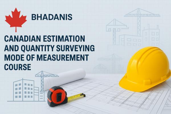 Canadian Estimation and Quantity Surveying Mode of Measurement Course cover