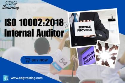 ISO 10002:2018 Internal Auditor cover