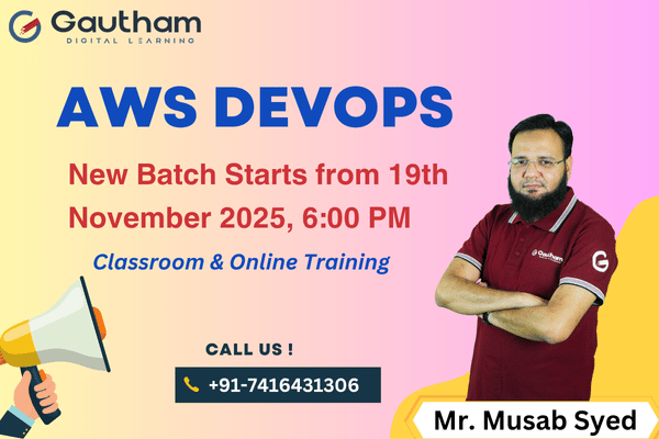 AWS DevOps Live Classes : New Batch Starts from 19th November 2025, 6:00 PM cover