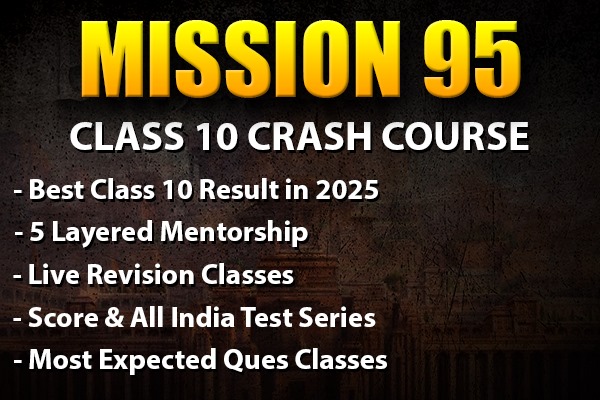 Class 10 2026 Mission 95 Crash Course cover