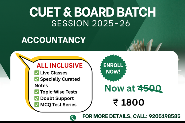 Accountancy CUET & BOARD cover