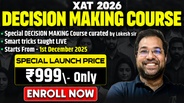 XAT 2026 Decision Making by Lokesh Sharma cover