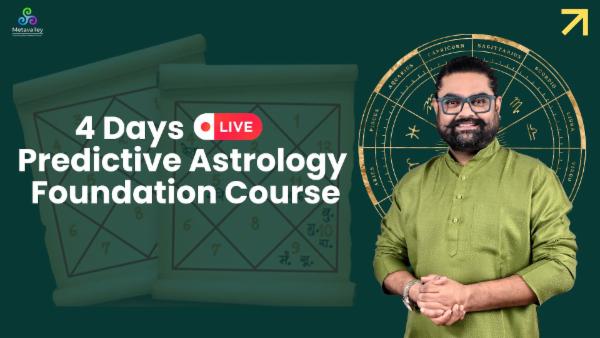 4 Days Live Parashari Astrology Workshop 27 Nov to 30 Nov cover