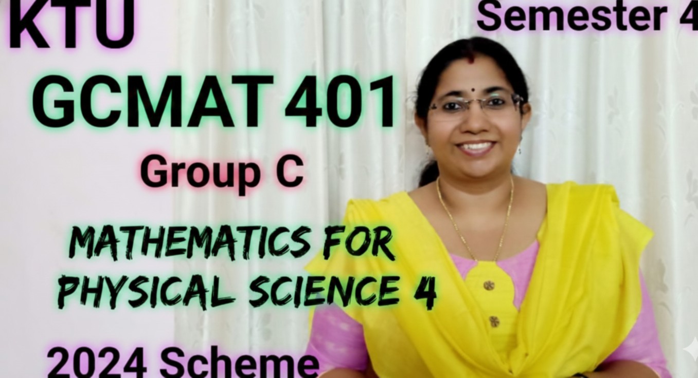 GCMAT 401 GROUP C Mathematics For Physical Science cover