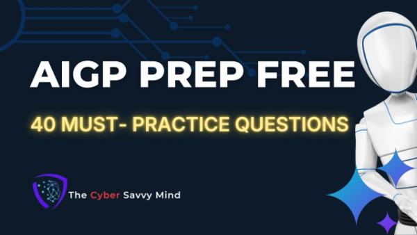 AIGP Free Mini MCQ Course: 40 Exam - Aligned Practice Questions (All 4 Domains) cover