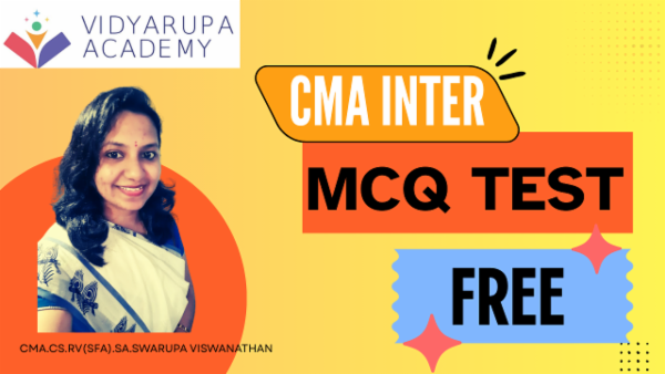 Rapid Revision - CMA Inter MCQ Test Series cover