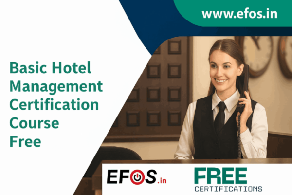 Basic Hotel Management Certification Course Free cover