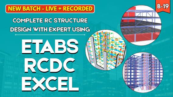 CSI ETABS I RCDC I EXCEL - B19 cover
