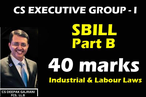 SBILL Part B - Industrial & Labour Laws cover