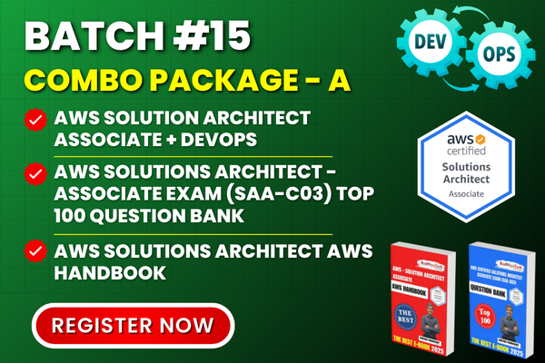 AWS Solution Architect Associate - Batch #15 - A cover