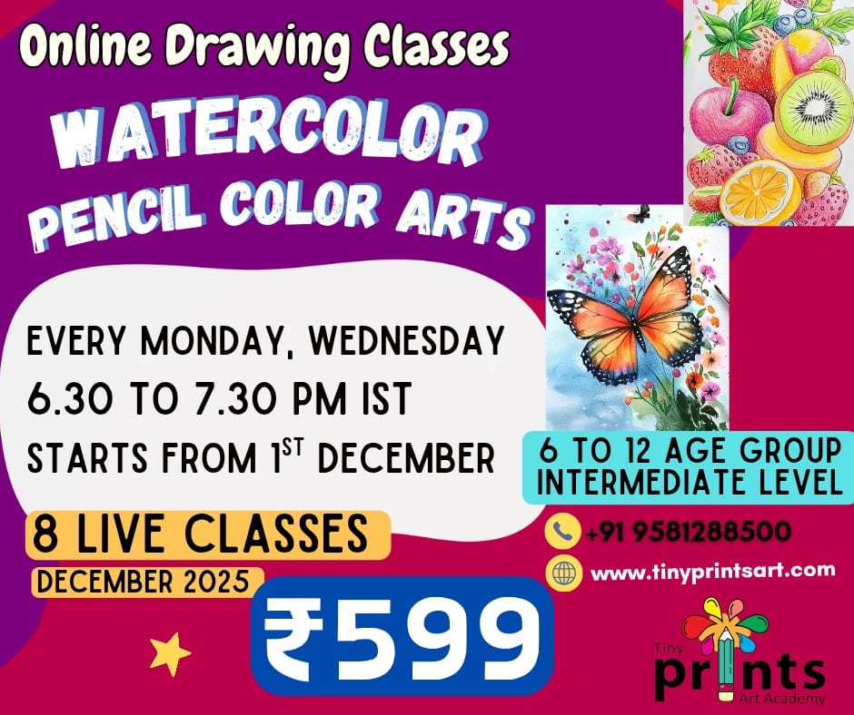 6 to 12 Age Group Monday - Wednesday December 2025 Batch cover