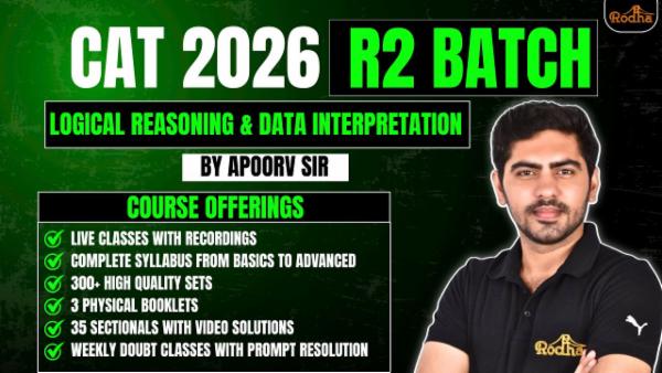 CAT 2026 | Batch - R2 | Zero to Zenith LRDI by APOORV SIR for CAT 2026 cover