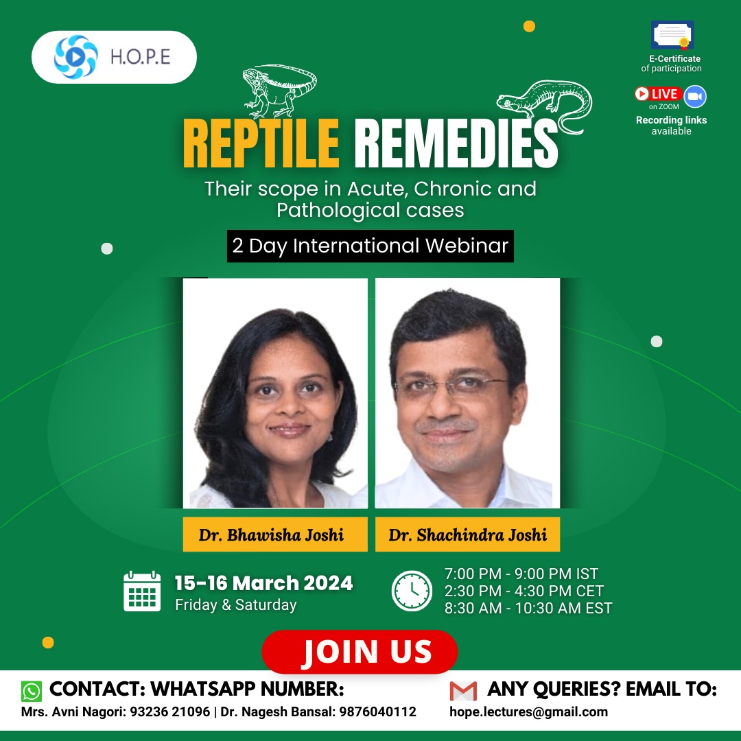 Reptile Remedies-  Their Scope in Acute, Chronic and Pathological Cases. cover