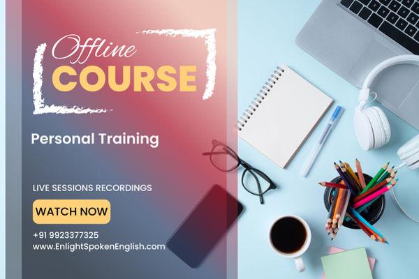 Enlight Spoken English Personal Training (Online + Offline) 26th November 2025_6 PM_Krishna Choudhury cover