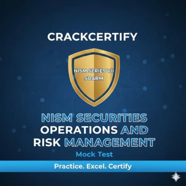 NISM Series VII – Securities Operations & Risk Management (SORM) Mock Test 1 cover