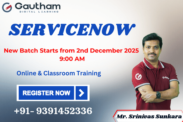 ServiceNow Live Classes : New Batch Starts from 2nd December 2025 9:00 AM cover