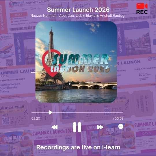 Summer Launch 2026: Recordings cover