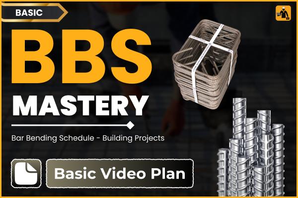 BBS ( BAR BENDING SCHEDULE )-Basic Video Plan cover