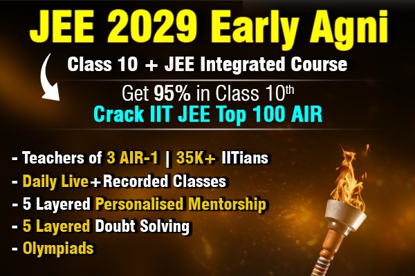 JEE 2029 Early Agni for Class 10 Integrated cover