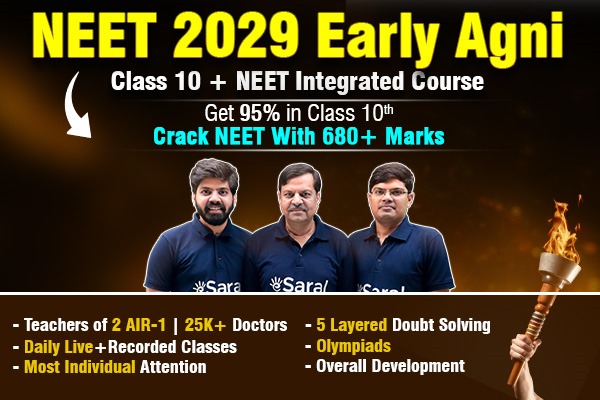 NEET 2029 Early Agni for Class 10 Integrated cover
