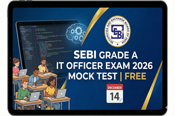 SEBI GRADE A IT Officer Exam 2026 Mock Test | Free cover