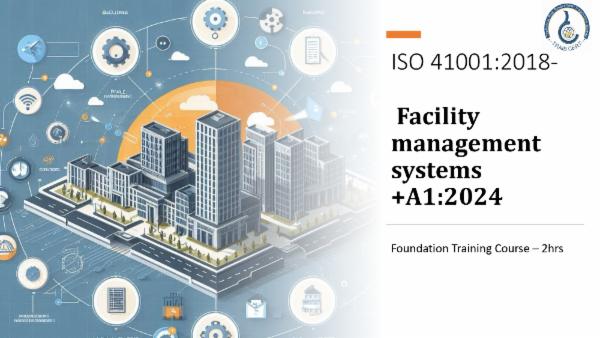 ISO 41001:2018 Foundation Course cover