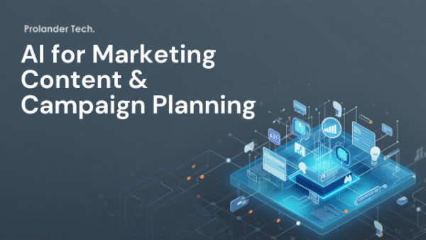 AI for Marketing Content & Campaign Planning cover