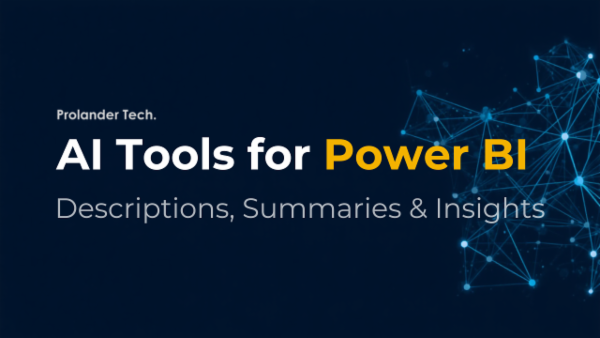 AI Tools for Power BI: Descriptions, Summaries & Insights cover