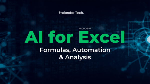 AI for Excel Formulas, Automation & Analysis cover