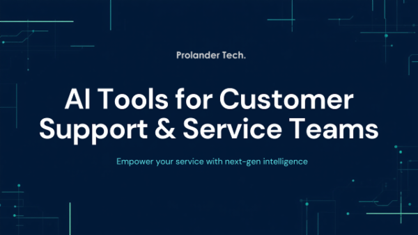AI Tools for Customer Support & Service Teams cover