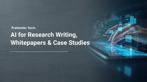 AI for Research Writing, Whitepapers & Case Studies cover