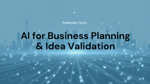 AI for Business Planning & Idea Validation cover